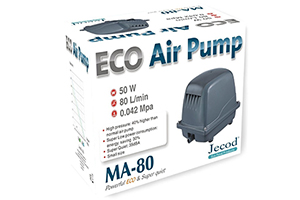 JECOD ECO AIR PUMP MA80 Sục khí cho máy ấm trứng cá, sục khí ngăn lọc bóng vi sinh